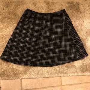 Plaid skater skirt